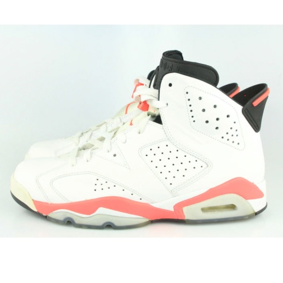 2014 JORDAN RETRO 6 INFRARED WHITE 9 (USED) - Picture 3 of 6